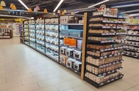 Grocery Supermarket Storage Racks Multi Layers Gondola 80-120kg Weight capacity