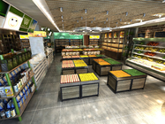 TGL vegetable Supermarket Shelf Rack Wooden economic Morden Style
