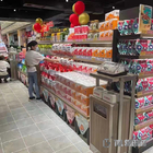 Powder Coating Supermarket Racking System , Economic Supermarket Hanging Rack Multi Layers