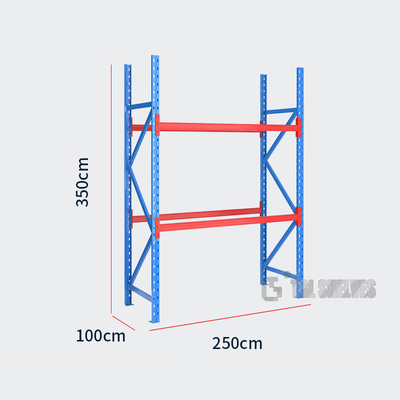 Storage Metal Warehouse Mezzanine Rack Heavy Duty 200-500kg per layer Load Capacity