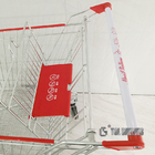 TGL Big Shopping Cart Trolley 75L ODM For Shop Market Aluminium Material