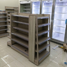 Wooden Gondola Convenience Store Display Shelves For Retail Store