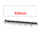 Tube Bar Long Pegboard Hooks Black 660mm 920mm Size Zinc Chrome Surface