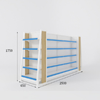 Single Sided Medicine Rack For Pharmacy Cold rolled steel Material Light duty