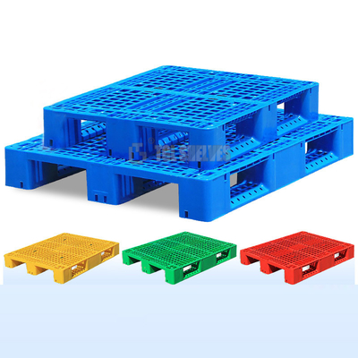 Heavy Duty Blue Euro Pallets , Plastic Export Pallets 1300mm×1100mm×155mm