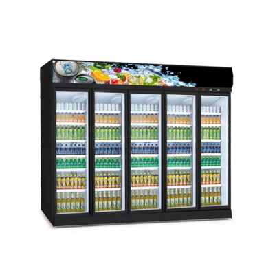 Multideck Open Commercial Beverage Refrigerator 2-8℃ Temperature