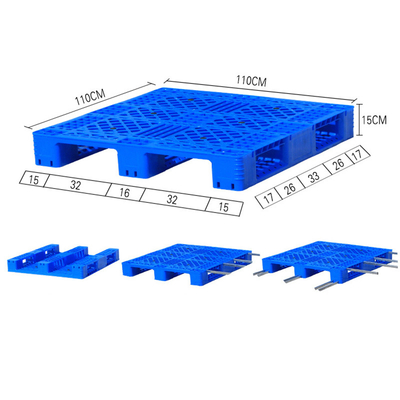 Durable Warehouse Hygienic Plastic Pallet 1Ton Dynamic load 4Ton Static load