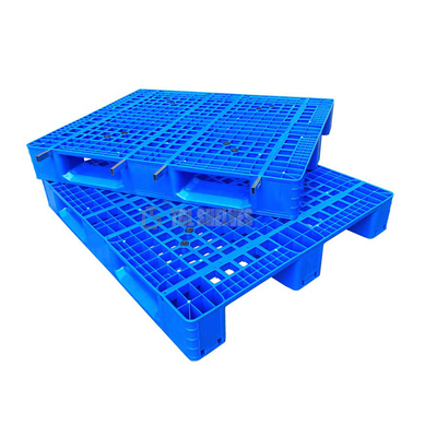 Injection Molding Steel Reinforced Plastic Pallets For Warehouse 12-15kgs Weight