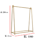 OEM Gold Garment Rack , metal clothes rack CE Certificate Electroplate Surface Finish
