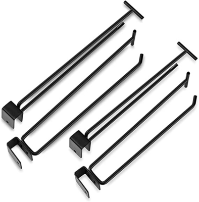 Supermarket Shelf Accessories Metal Hook Rack Display For Retail Shops