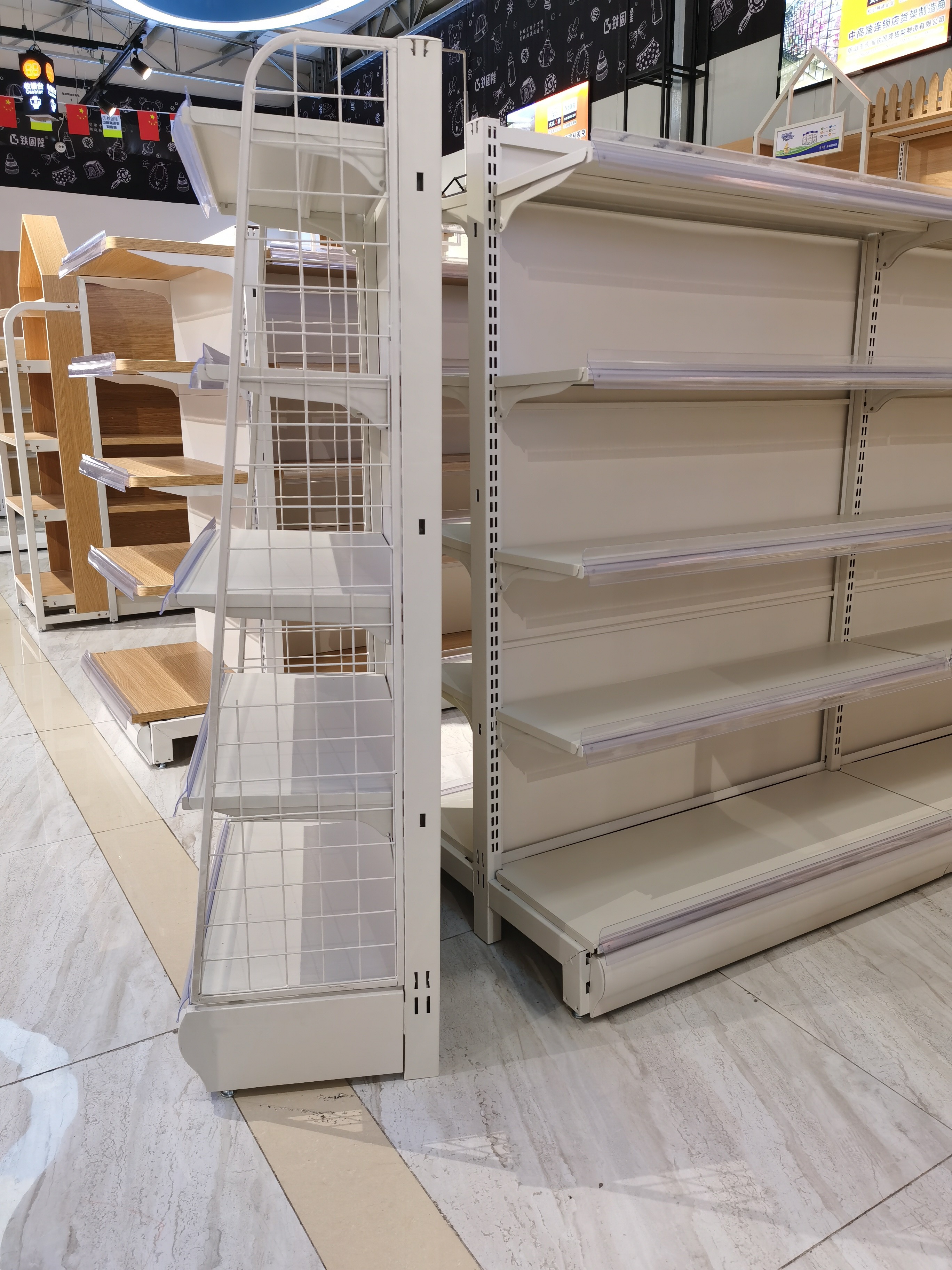 Shop Material Rack OEM ODM Rack For Grocery Store , Supermarket Metal Rack Cold rolled ...