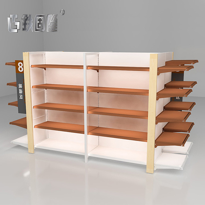 Material Steel Cosmetics Display Shelf For Salon Shop 45kg / Layer Capacity ODM