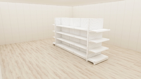Flat Panel Gondola Shelf Rack Supermarket Shelves Display Rack