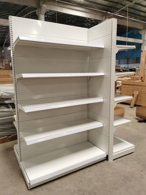 Multi Color Gondola Supermarket Shelves 120kg Capacity 500mm 450mm Width