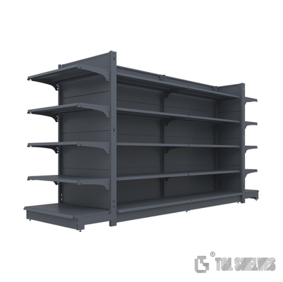 Factory Price Convenience Store Display Shelves Shop Rack In Black Color