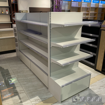 TGL Economic Supermarket Shelf Rack , Combinated Freely Grocery Shop Shelves For Shop