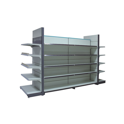 Flexible 80-120Kg/ Layer Gondola Display Rack Sturdy Supermarket Shelving Systems