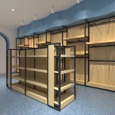 Gondola Convenience Store Display Shelves Double side For Grocery Shop