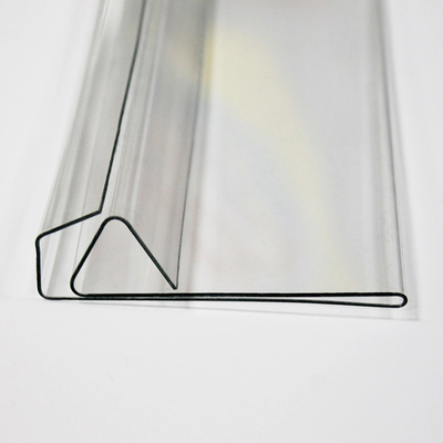 Transparent Shelving Accessories Plastic Price Tag Holder 1200mm 900mm 700mm Size