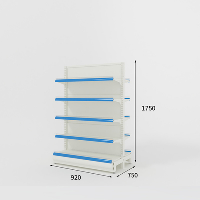 Metallic Medical Store Display Rack For Pharmacy 1950mm 2150mm 2350mm Height