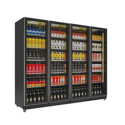 Multideck Open Commercial Beverage Refrigerator 2-8℃ Temperature