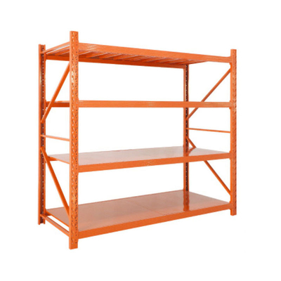 Collapsible Adjustable Push Back Pallet Racking In Warehouse